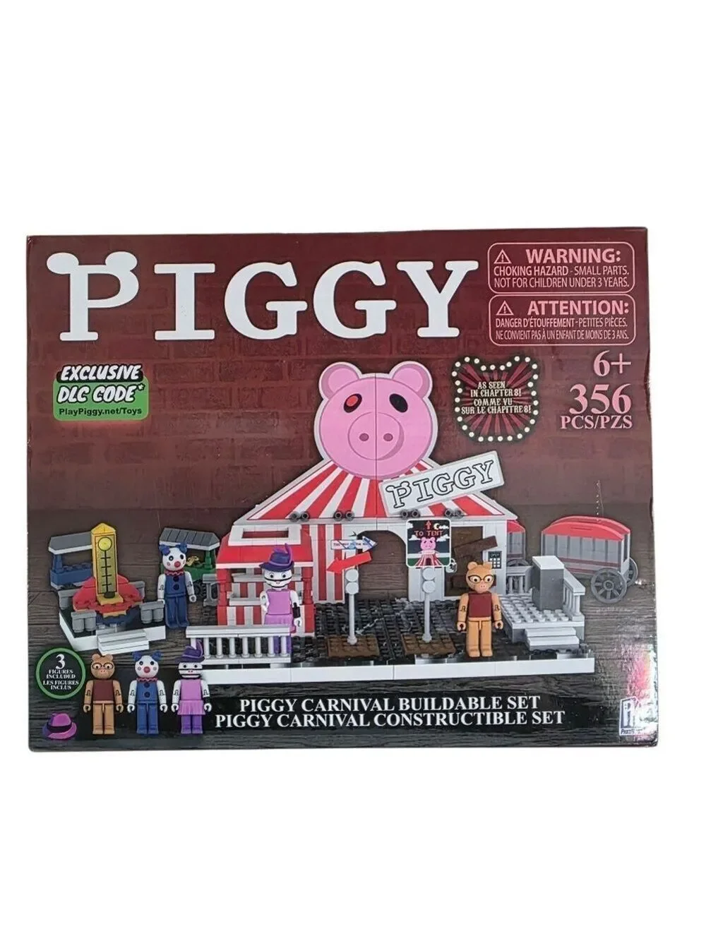 Piggy Carnival Deluxe Construction Set 356pcs Phatmojo Exclusive New Toy